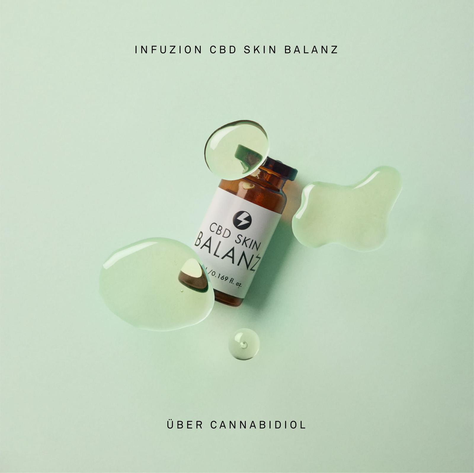 INFUZION® CBD Skin Balanz – Wirkstoffflasche (Herstellerbild)